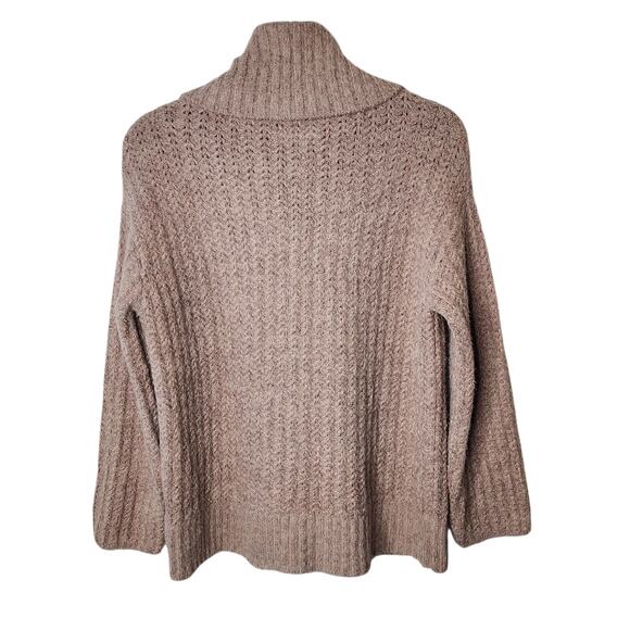 Maeve Anthropology Women's Fuzzy Chunky Cowl Neck Sweater Size Small - Picture 4 of 8